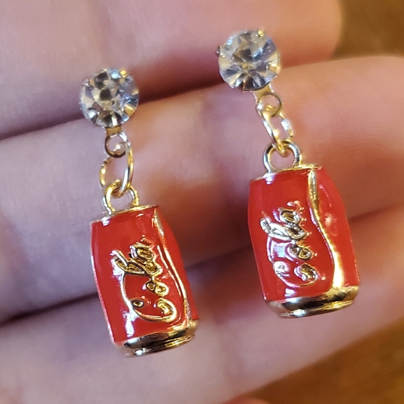 Jewelry - NWOT Coca Cola Earrings